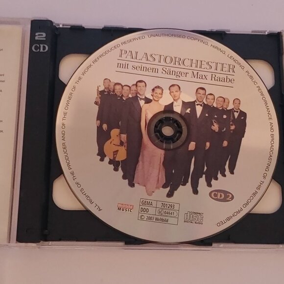 LOVELY PALAST ORCHESTER 2 CD Set mit seinem Sanger Max Raabe - Die groBten Erfol - Picture 4 of 4